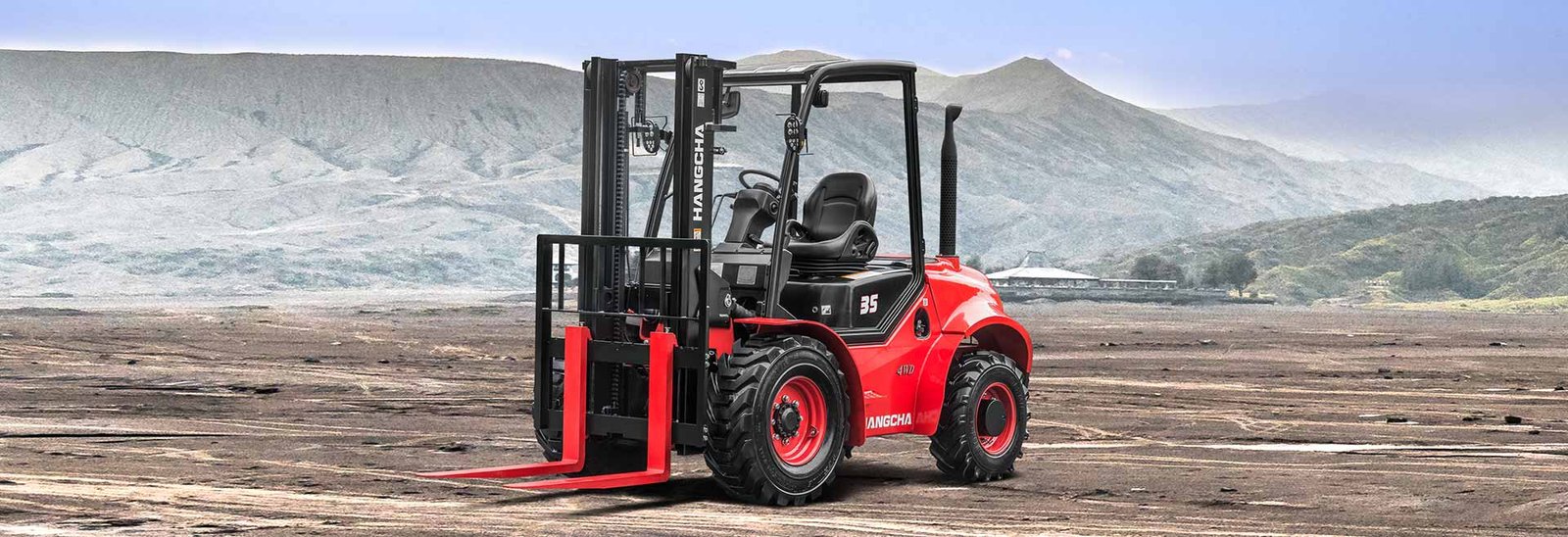 2.5-3.5t Four-Wheel Drive Rough Terrain Forklift Truck